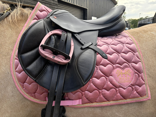 Valentina Collection Saddle Pad - Blush - Jump - PREORDER