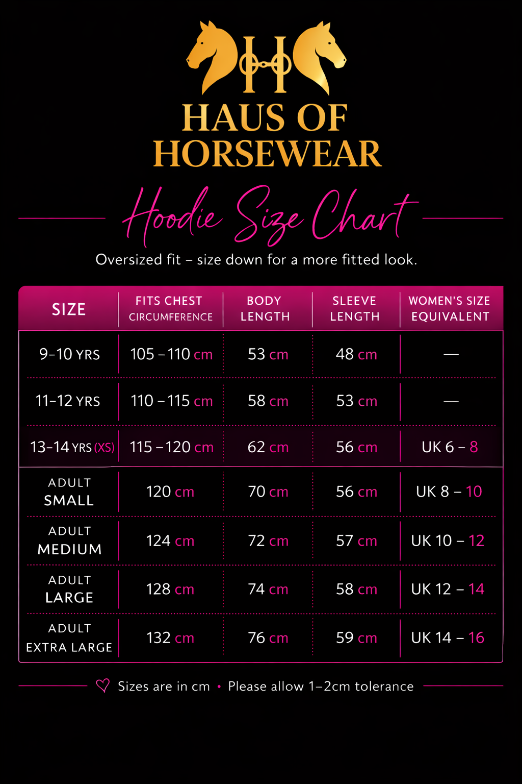 Haus of Horsewear Faux Fur Lined Logo Hoody
