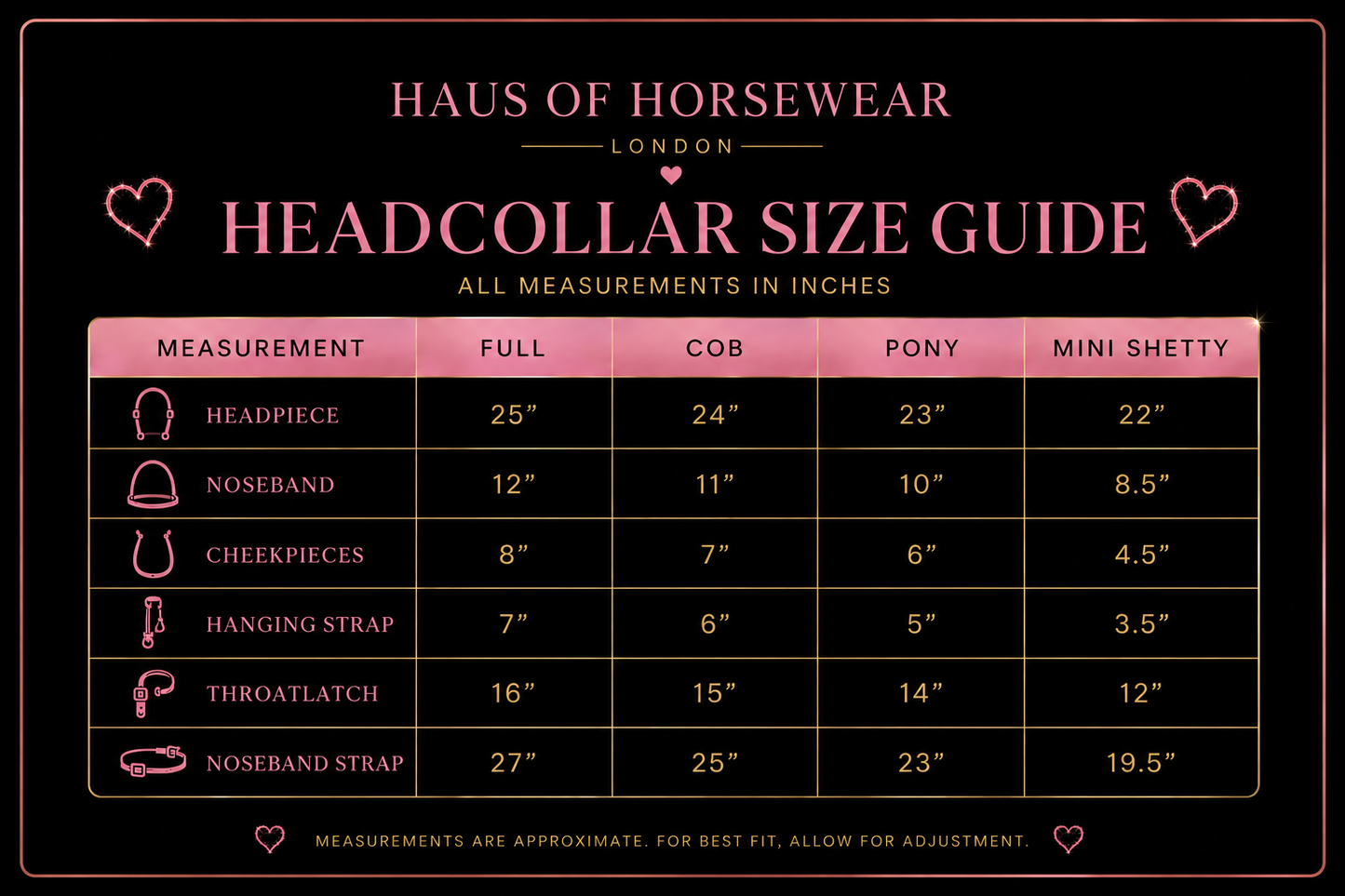 Signature Leather Crystal Headcollar