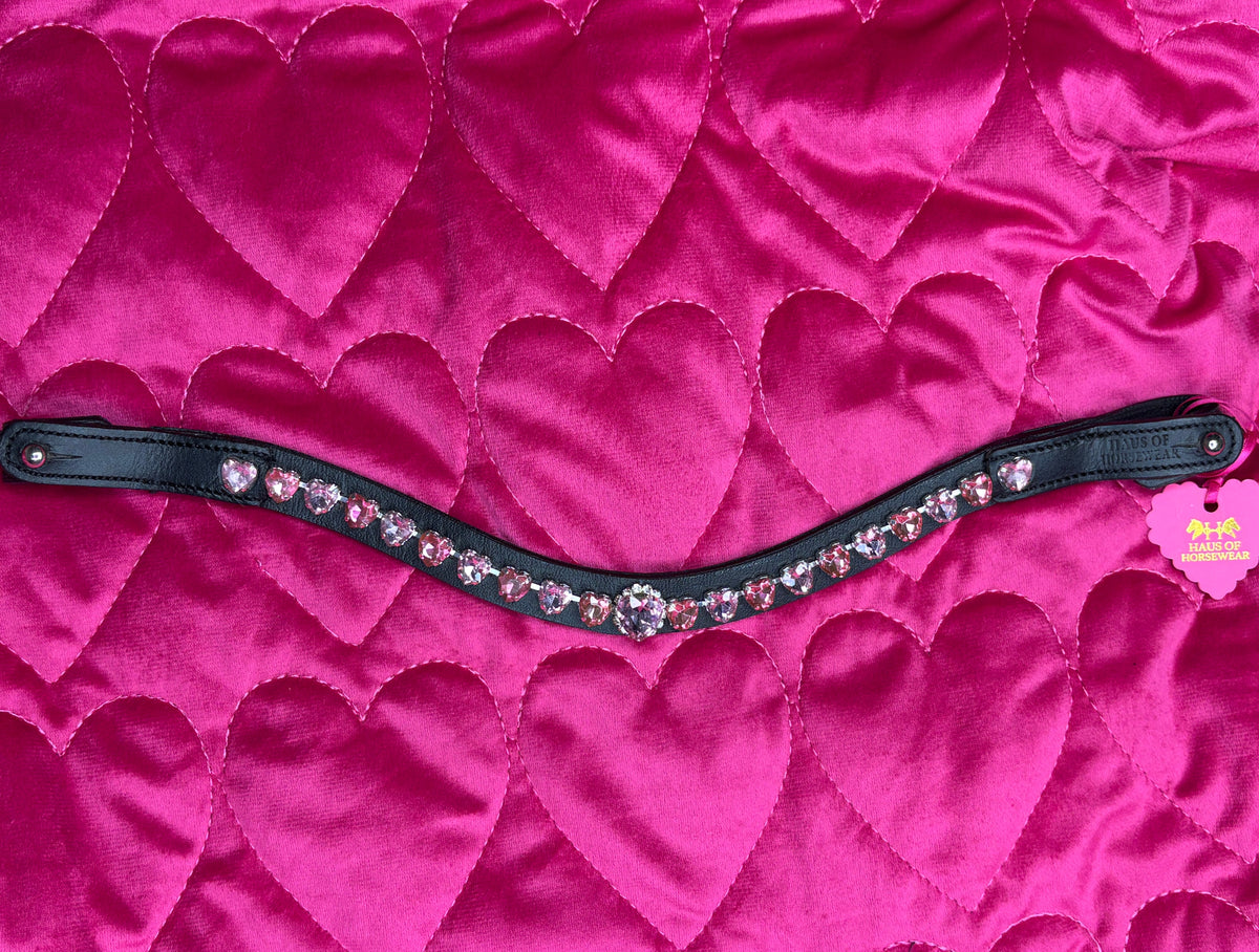 Princess 13 inch petite crystal horse browband