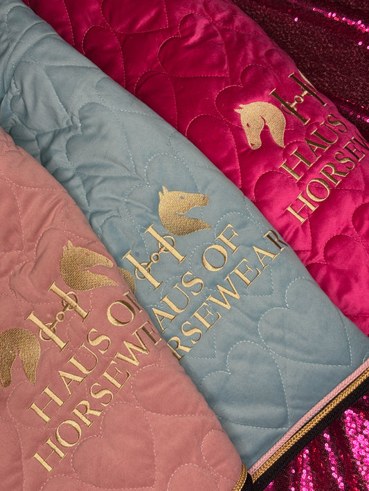 Haus of Horsewear Luxury Velvet Exercise Sheet