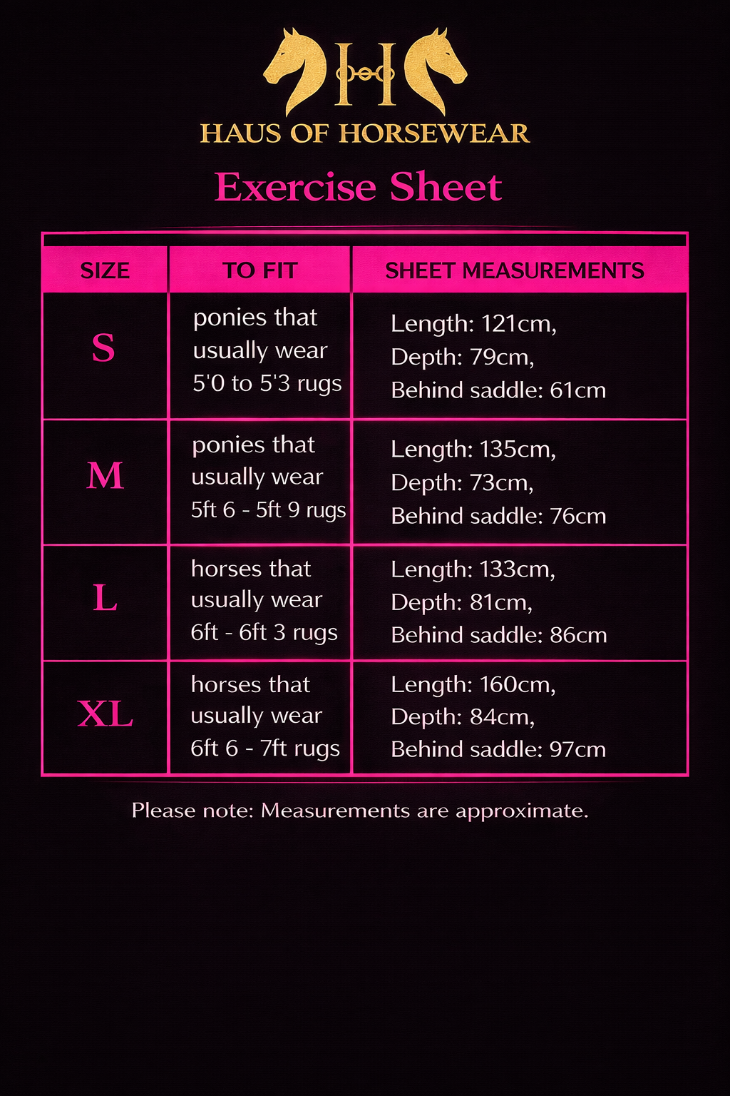 Haus of Horsewear Luxury Velvet Heart Quilted Exercise Sheet