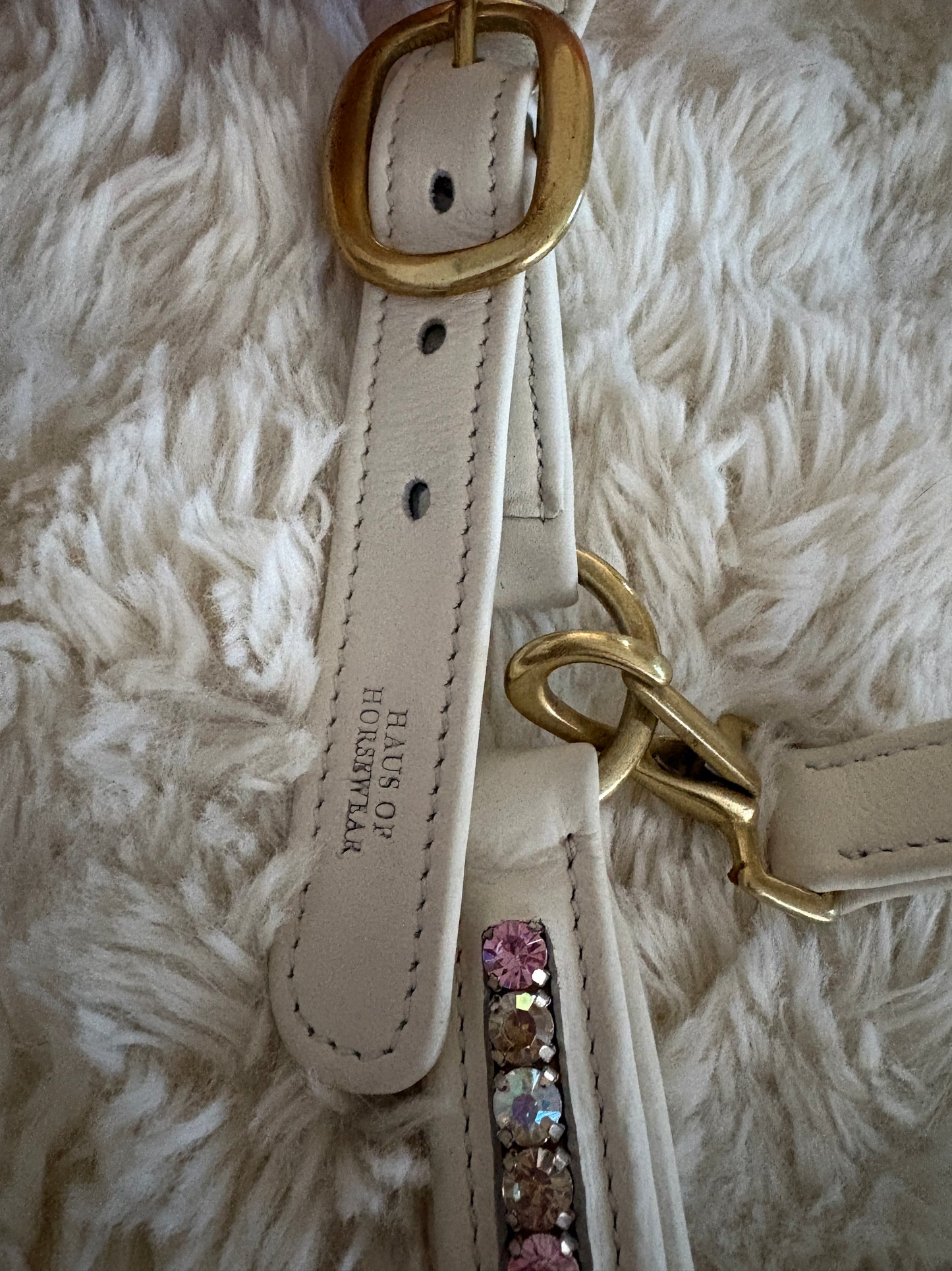 Signature Leather Crystal Headcollar